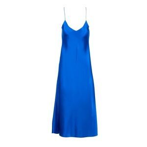 DANNIJO New Cobalt Mossy Maxi Slip Dress medium